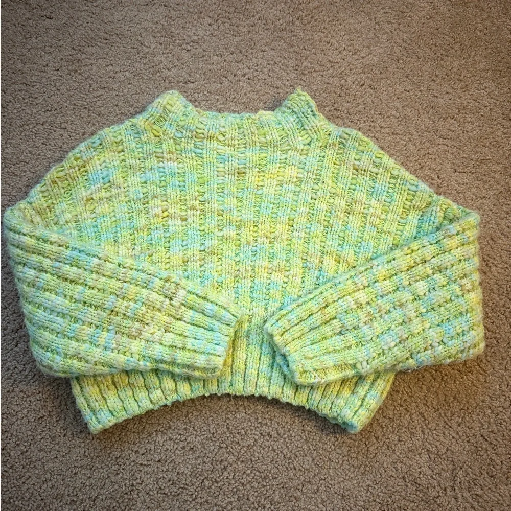 Free People Multicolor Knit Sweater